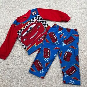 Disney Cars Lightning McQueen Pajamas Toddler Boys 3T Long Sleeve Pants Set